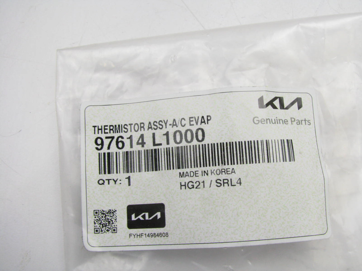 NEW - OEM 97614L1000 HVAC A/C Thermistor For 2021 Kia K5