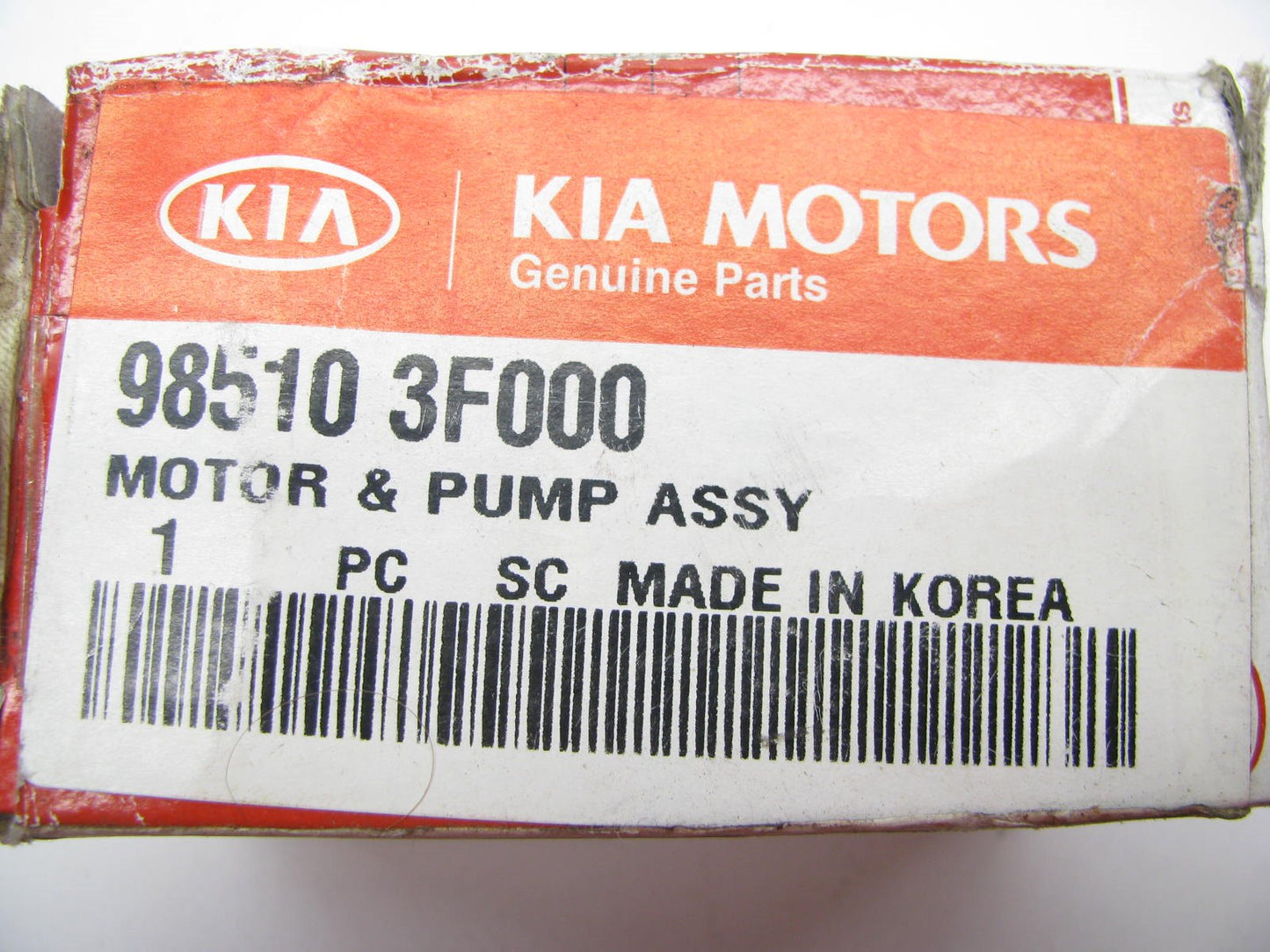 New OEM Windshield Washer Pump For Kia 985103F000
