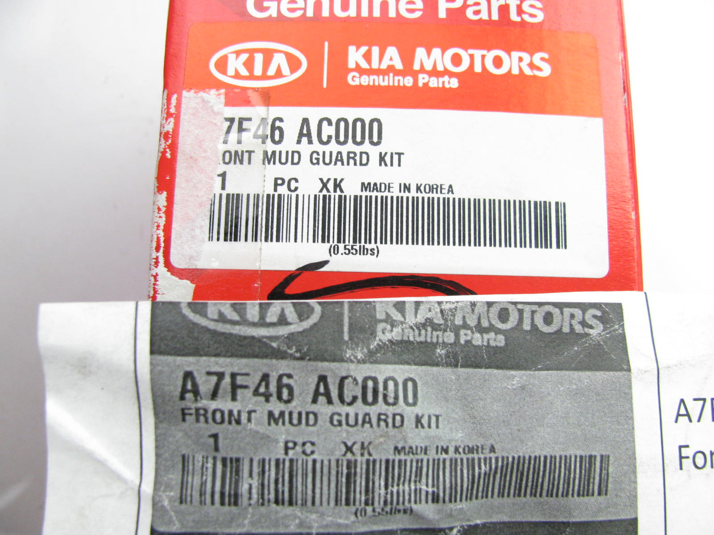 NEW Front Splash Guard Mud Flaps Kit OEM For 2014-2016 Kia Forte A7F46AC000
