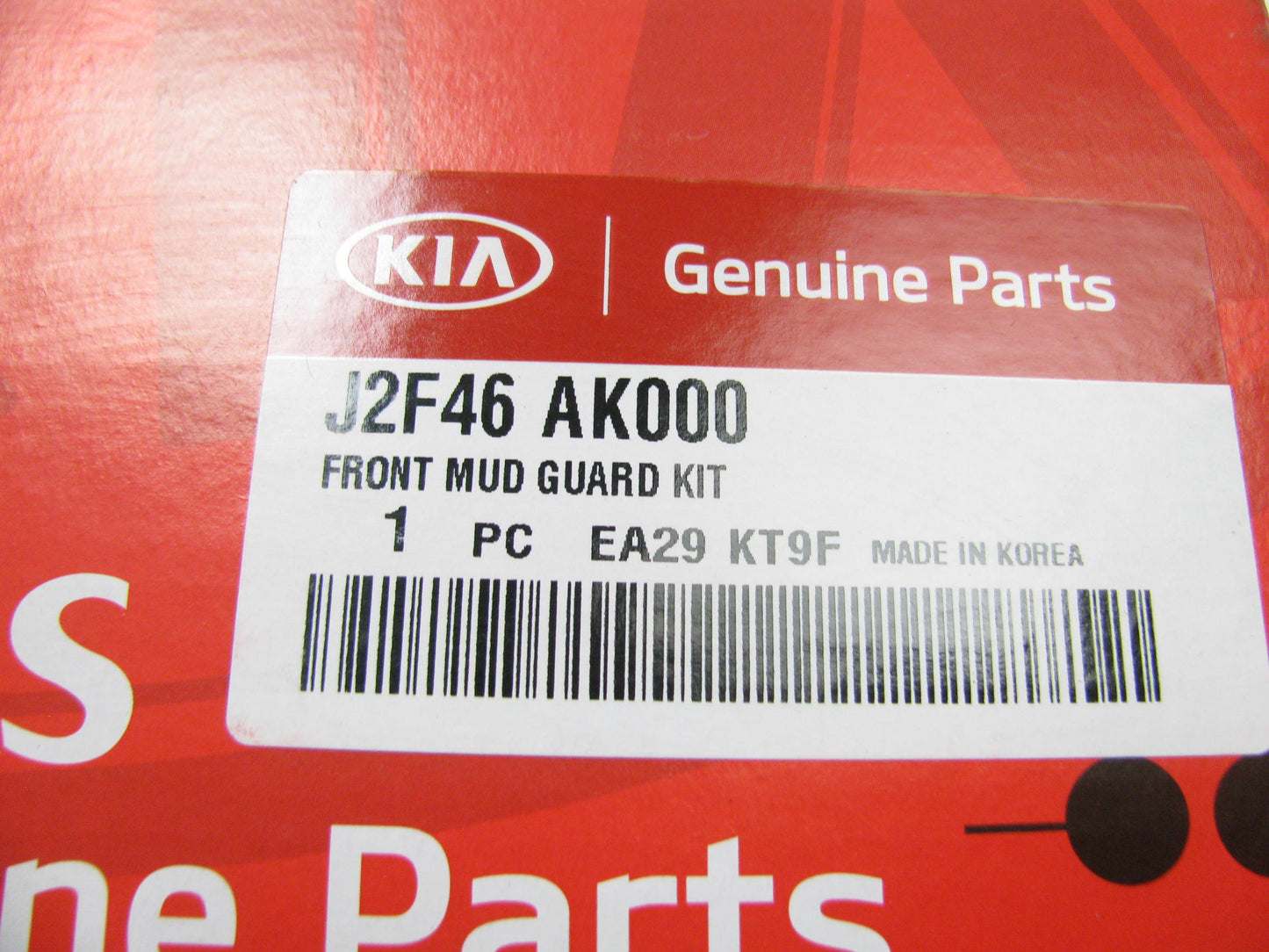 NEW FRONT Splash Guards / Mud Flaps OEM For 2020-2023 Kia Soul EV J2F46AK000
