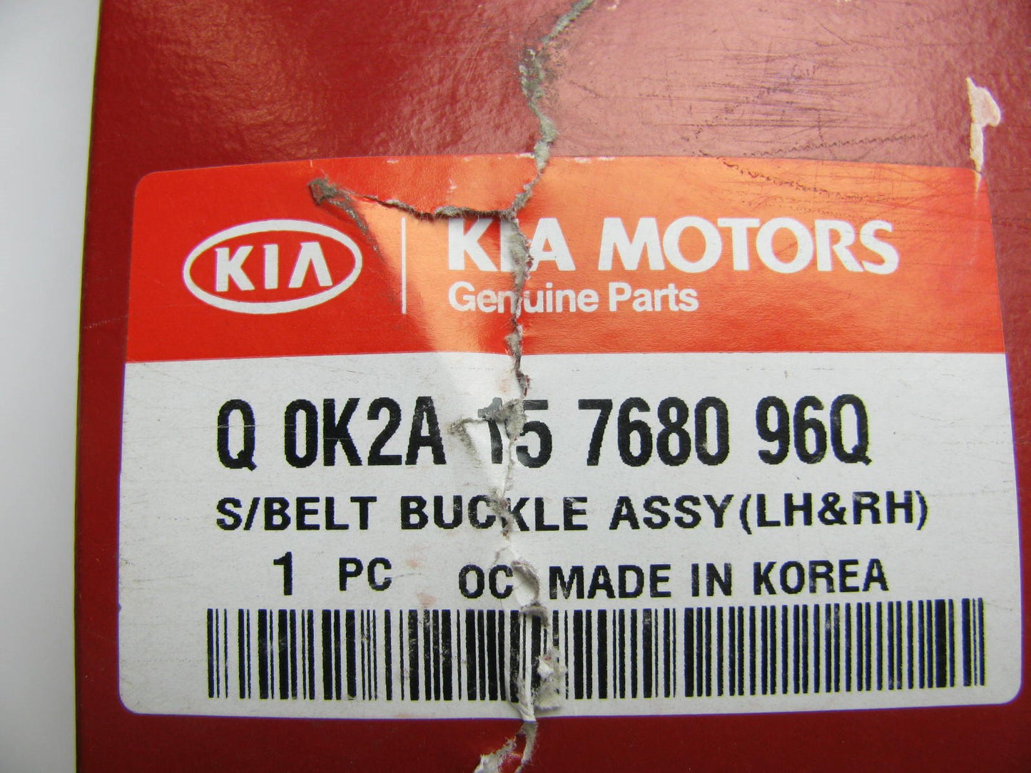 NEW LH & RH Front Seat Belt Buckles OEM For 1995-1997 Kia Sephia Q0K2A15768096Q