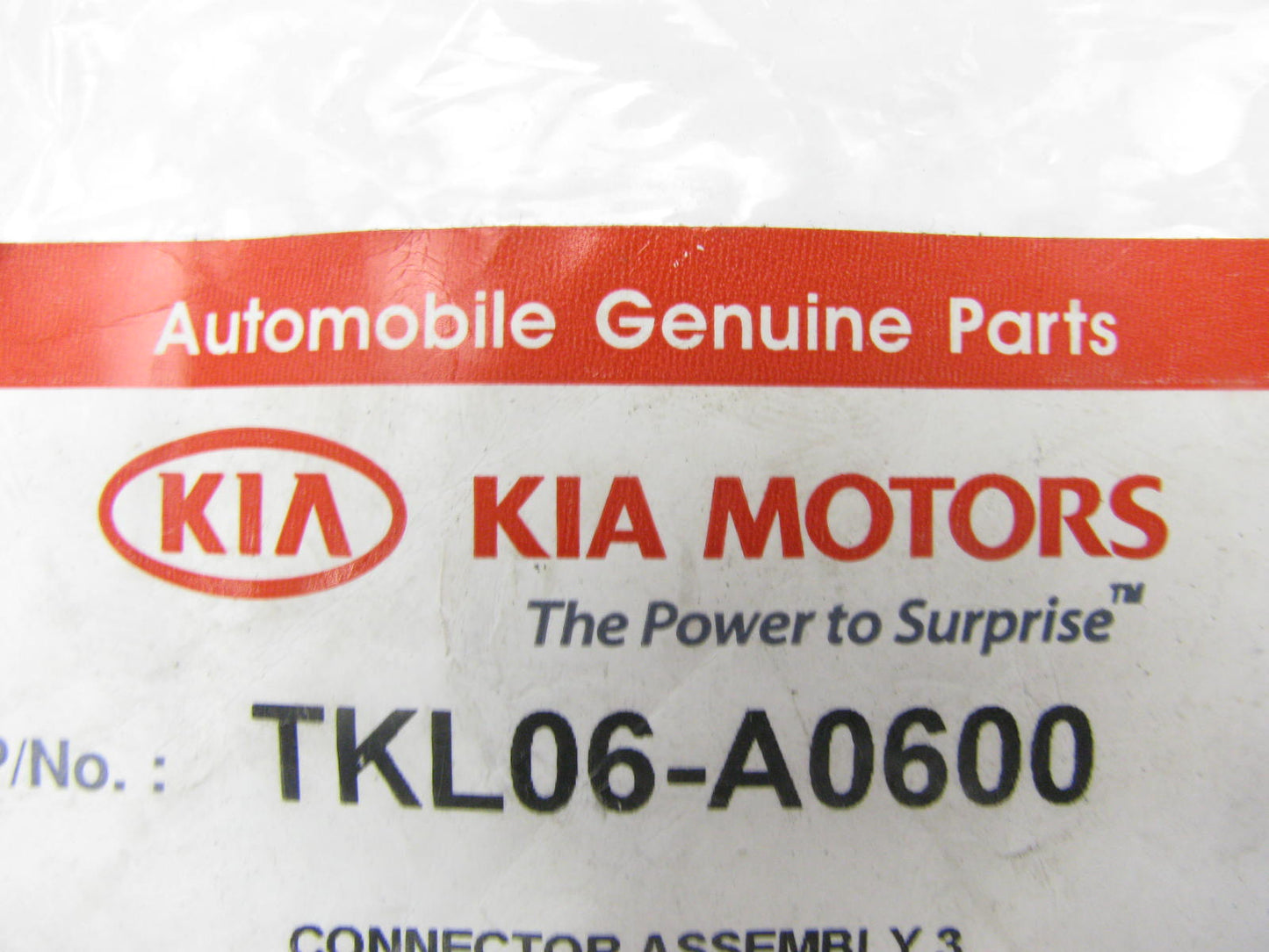 NEW - OEM TKL06-A0600 10 Pin Inhibitor Connector Wiring For Kia