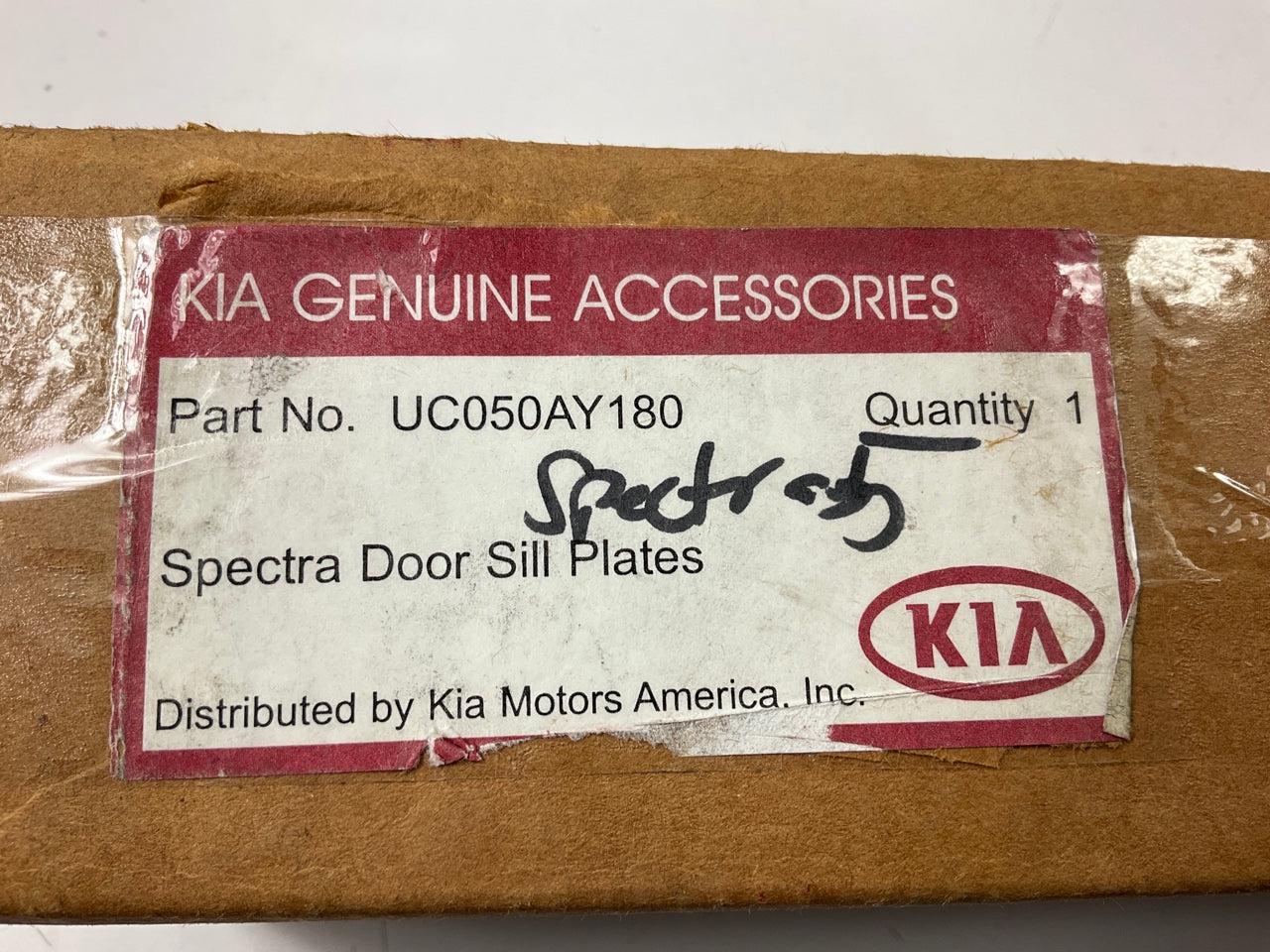 NEW GENUINE OEM Door Sill Plates Set For 2004-2009 Kia Spectra UC050AY180