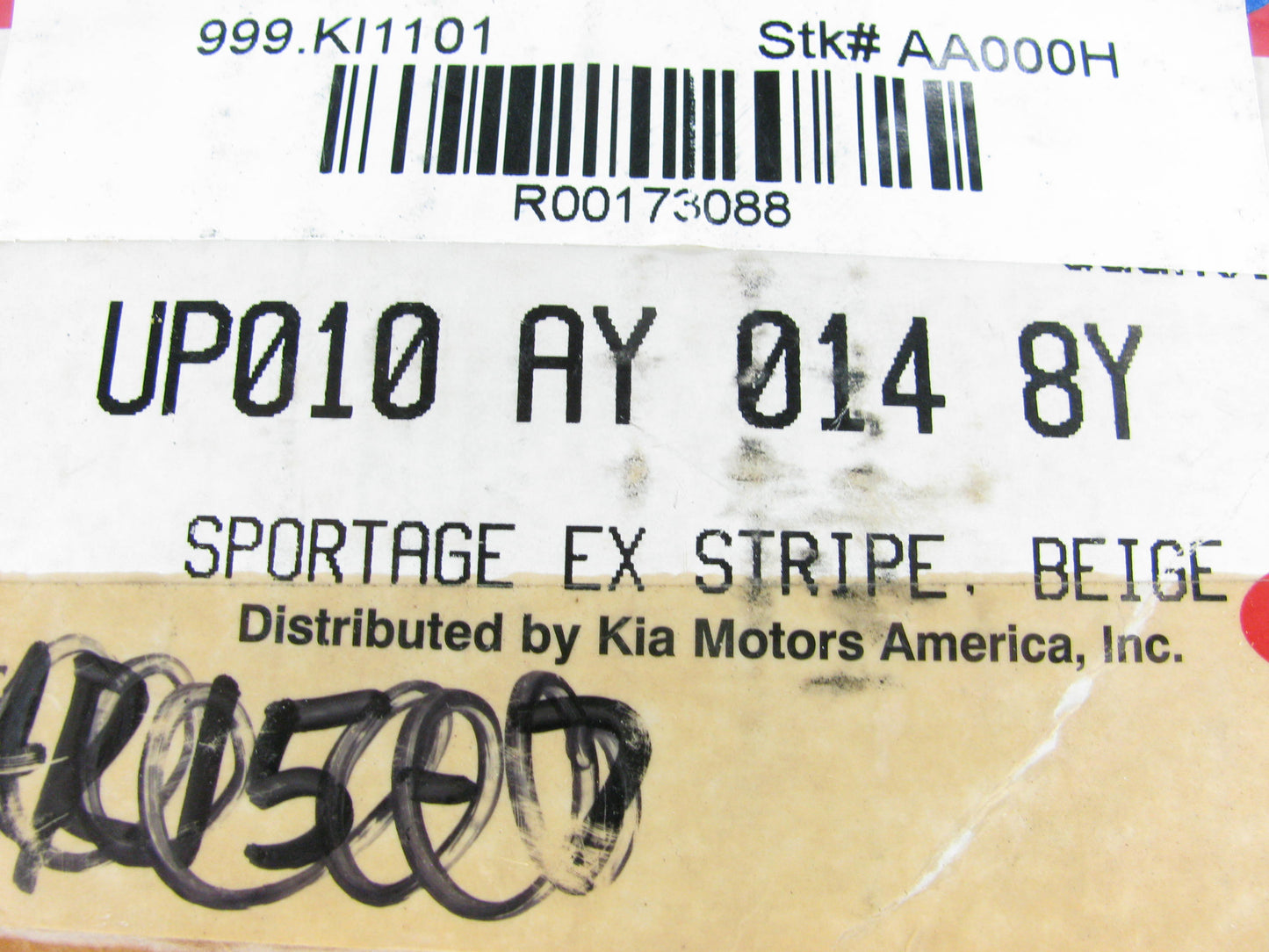 NEW - OEM Right & Left Stripe Kit UP980AY014C3 For 1998-2001 Kia Sportage EX