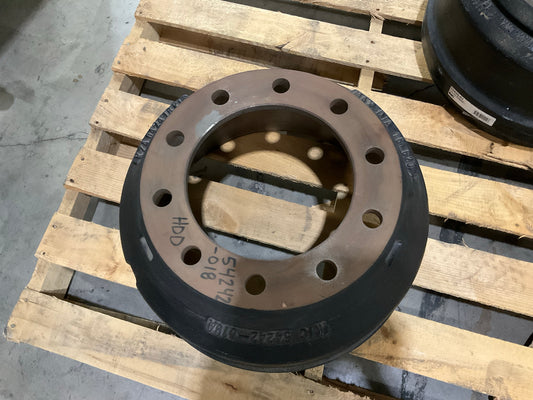 KIC 54242-018A Brake Drum, 16-1/2'' X 9.520'', 10 Hole X 11.250, 8.780'' Pilot