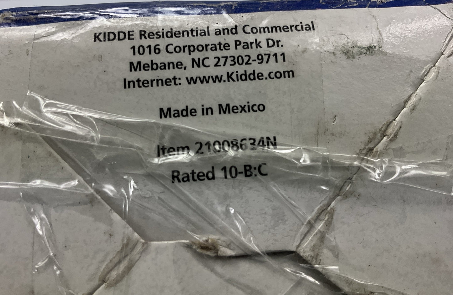 Kidde 21008634N 10 B C Rated Auto / Marine Fire Extinguisher UL Rated 10-B:C