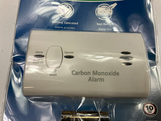 Kidde Carbon Monoxide Detector, Battery Powered CO Alarm With LEDs Test-Reset