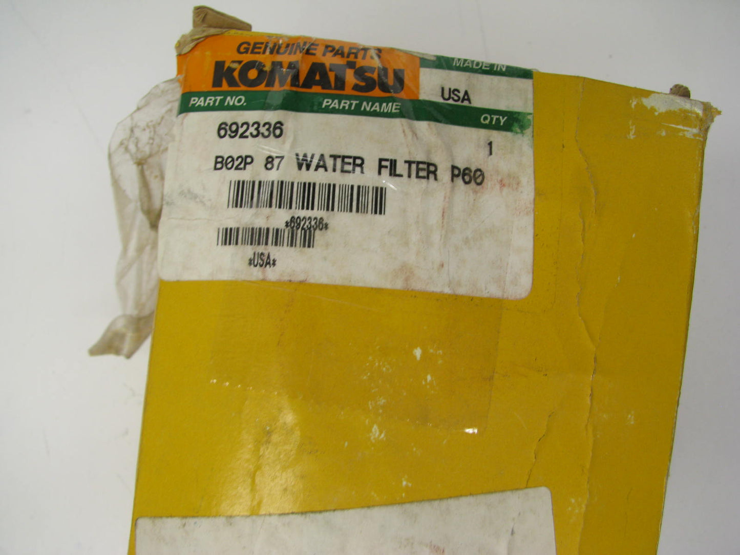Genuine OEM For Komatsu 692336 Engine Coolant Filter
