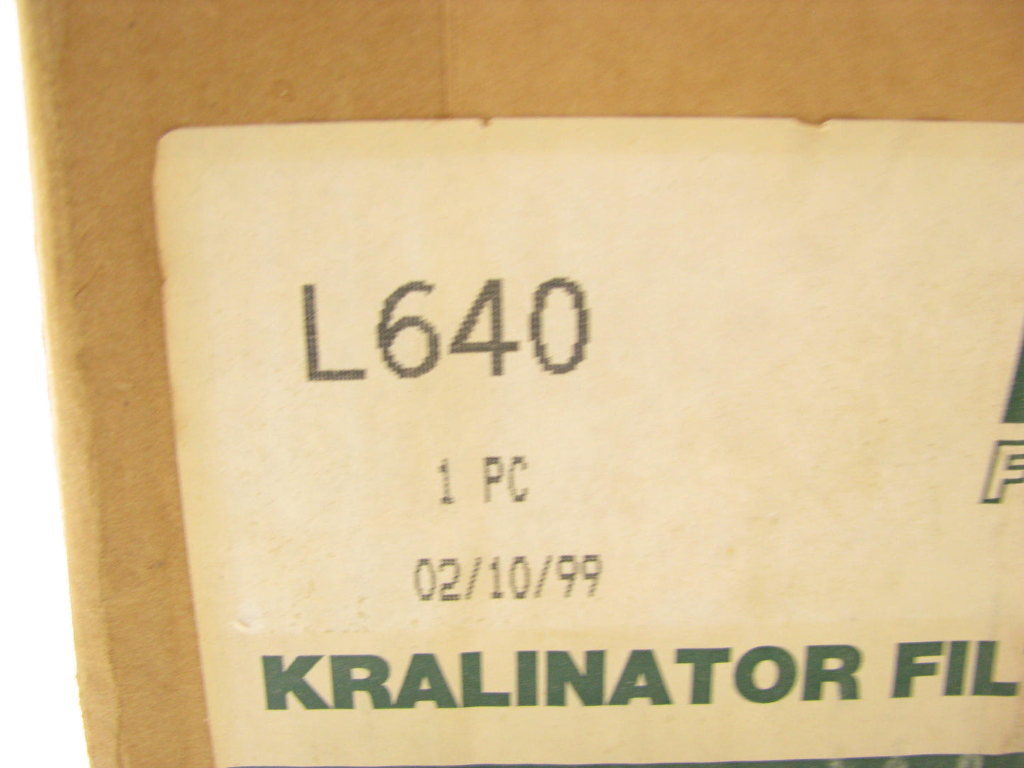 Kralinator L640 Oil Filter Replaces: PT397 P551142 HF6356 HF7842 51524 H65145