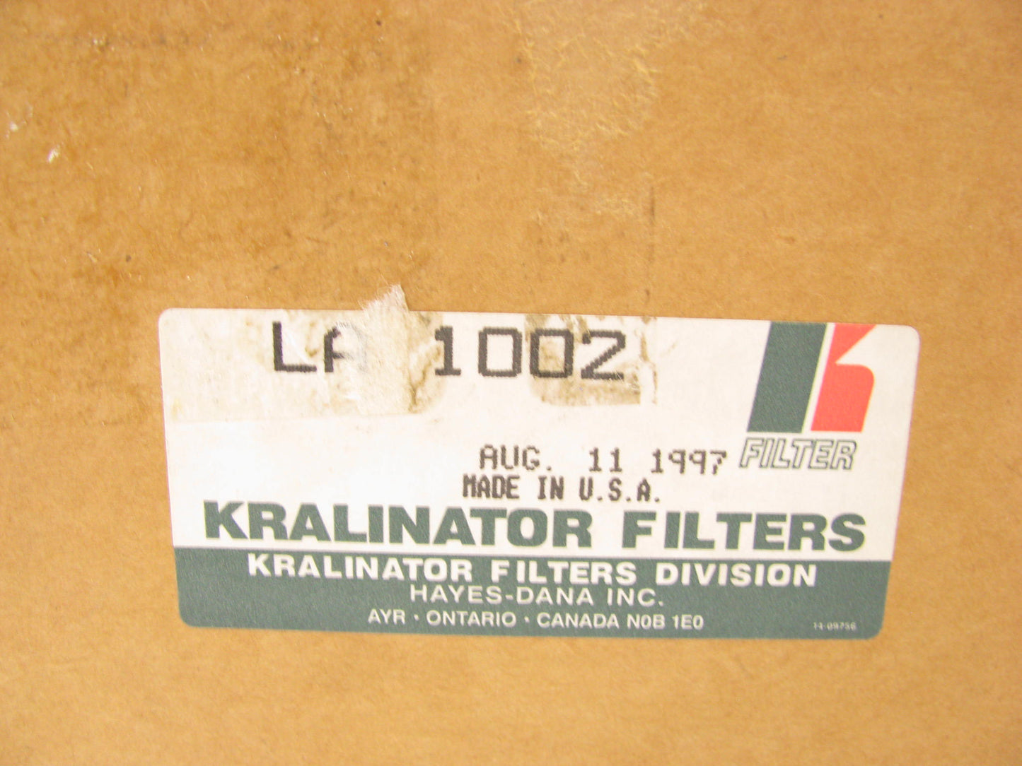 Kralinator LA1002 Air Filter Replaces P155633 PA2586 A44443