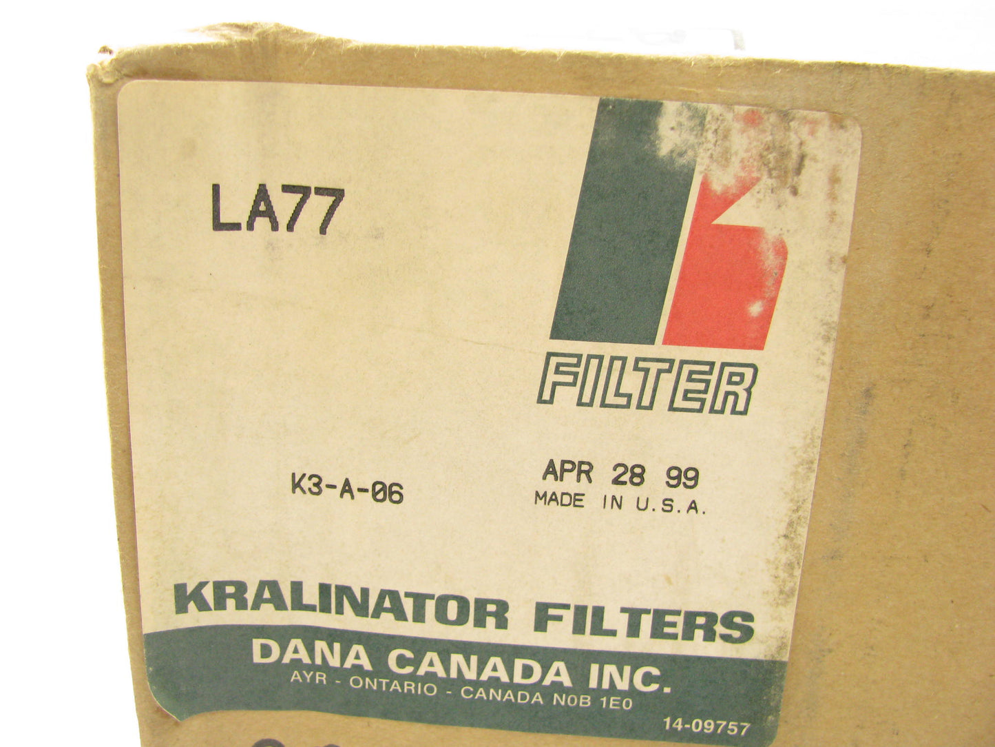 Kralinator LA77 Air Filter Replaces A290C PA1647 87048 A52052