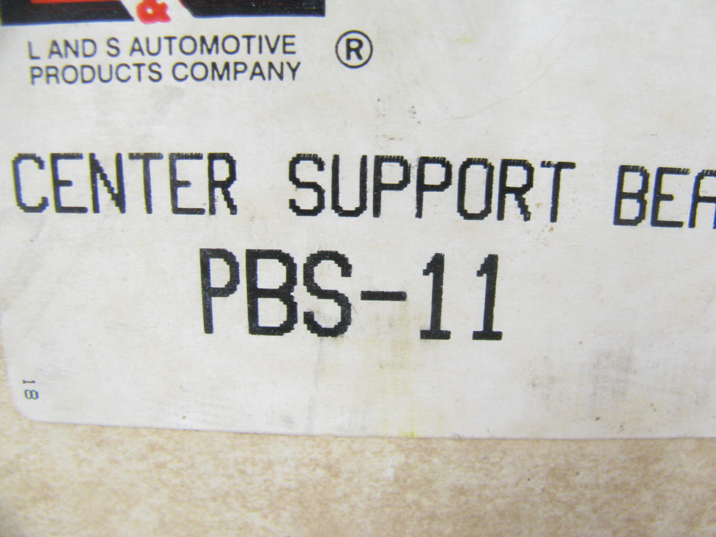 L&S PBS-11 Drive Shaft Center Support Bearing