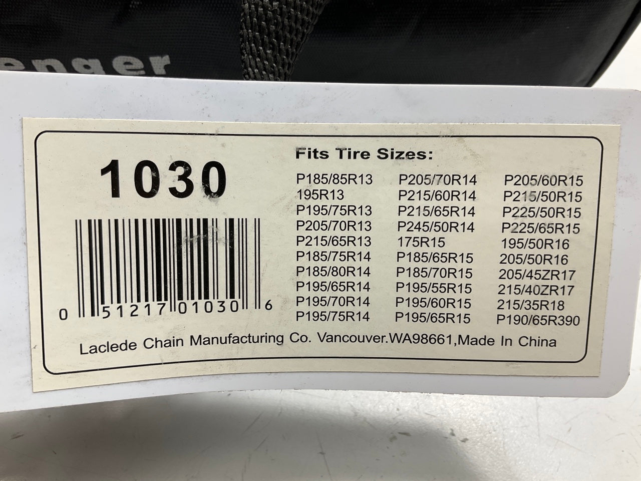 Laclede 1030 Tire Snow Chains, Pair, 195/65R15, 205/60R15, 195/60R15, 195/70R14