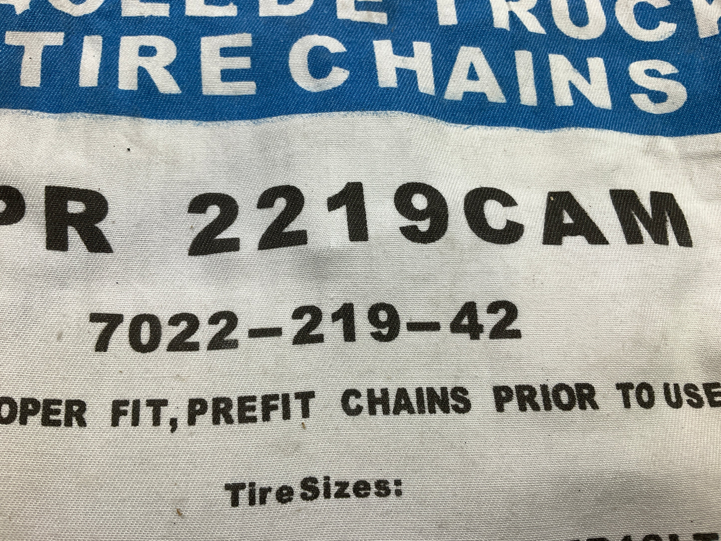 Laclede 2219CAM Tire Snow Chains PAIR 235/65R18, 235/60R18, 255/45R18, 245/70R16