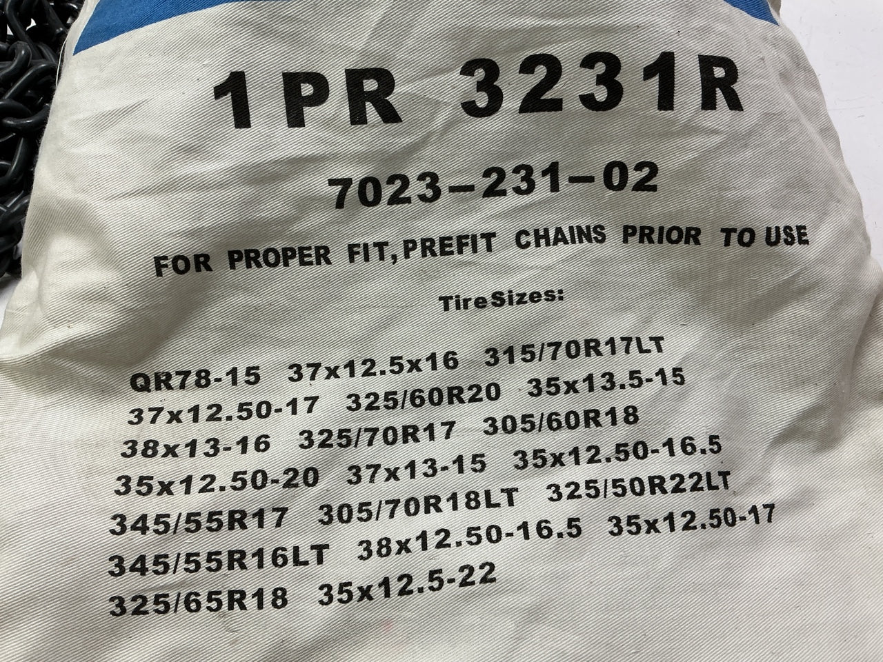 Laclede 3231R Tire Snow Chains 305/60R18, 305/70R18LT, 325/65R18, 315/70R17