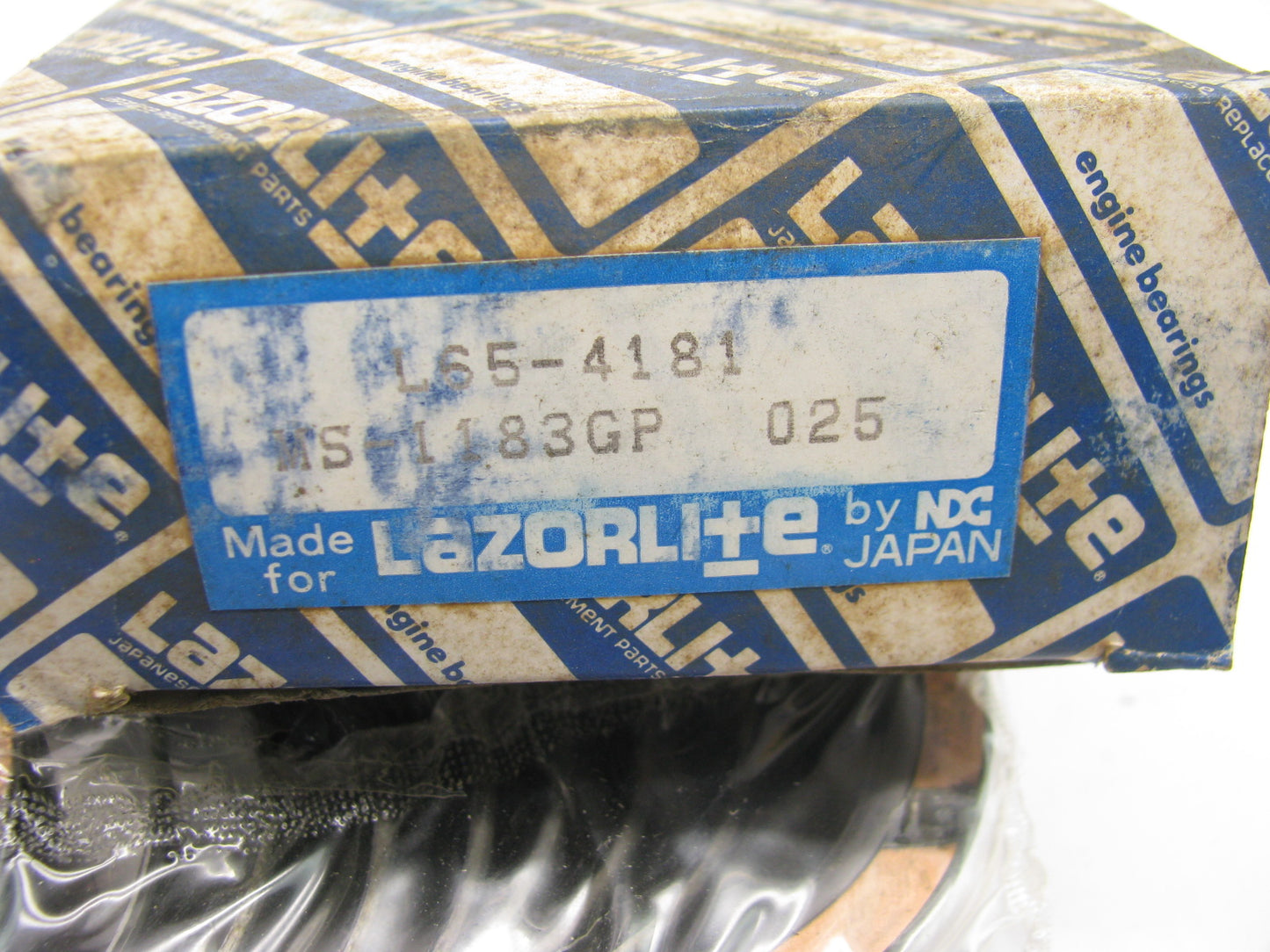 Lazorlite L65-4181 Main Bearings 0.25mm For 1974-1989 Nissan L20B Z20 Z22 Z24