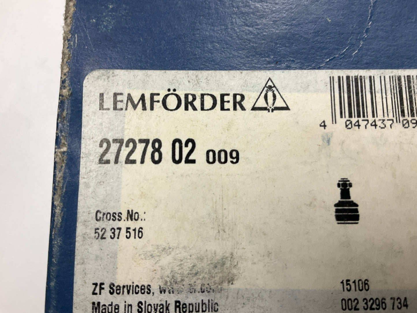 (2) Lemforder 27278-02 Front Lower Ball Joints For 2002-2009 Saab 9-5