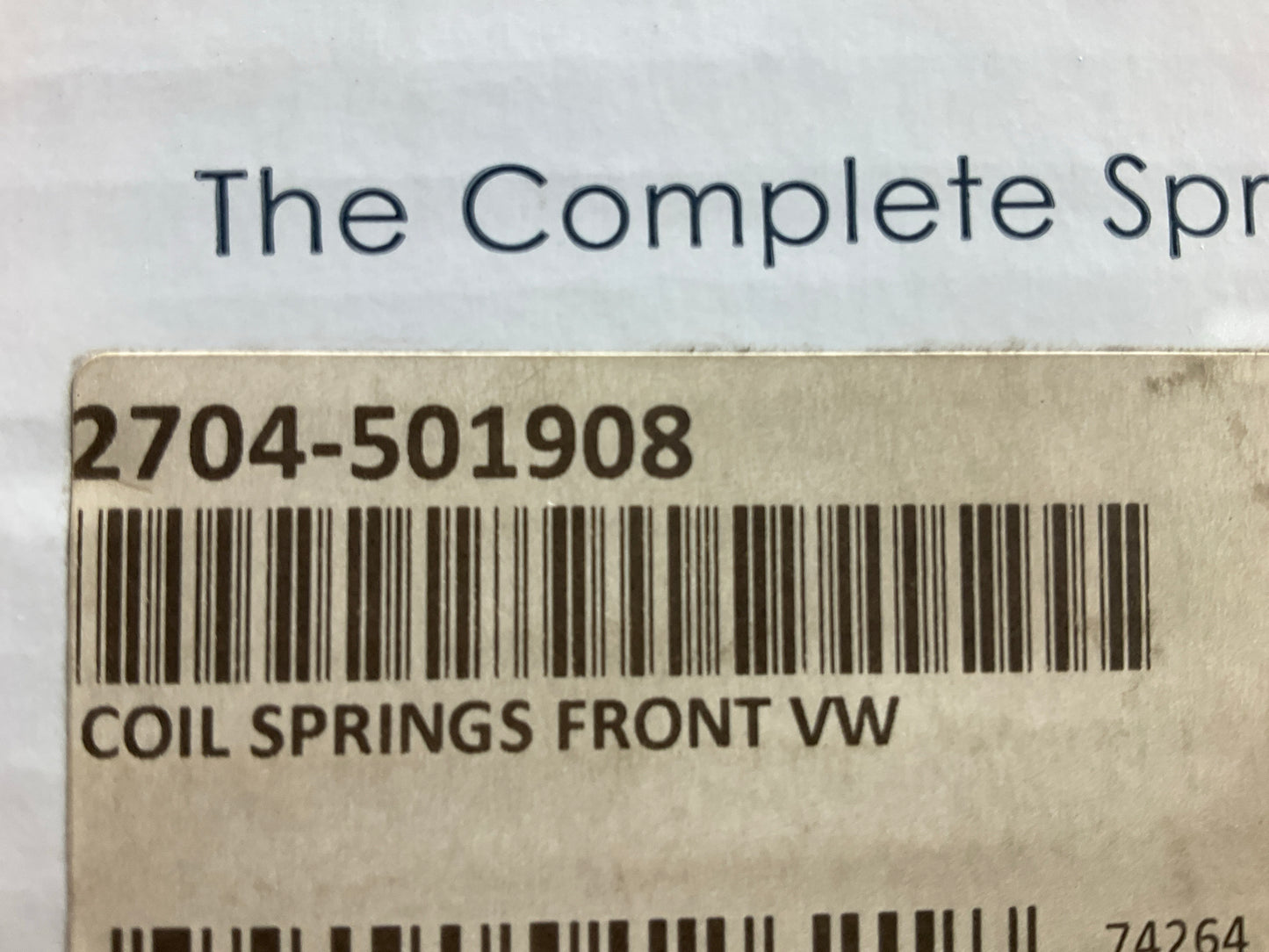 (2) Lesjofors 2704-501908 Front Coil Springs - 1998-2000 VW Passat 1.8L TURBO