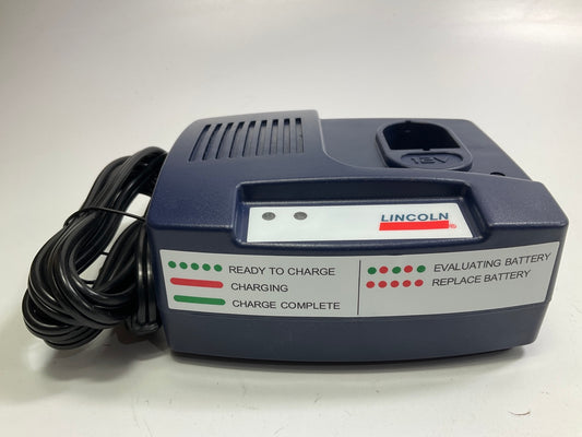 Lincoln 1210 PowerLuber 110V 1-Hour Fast Battery Charger For Battery Pack # 1201
