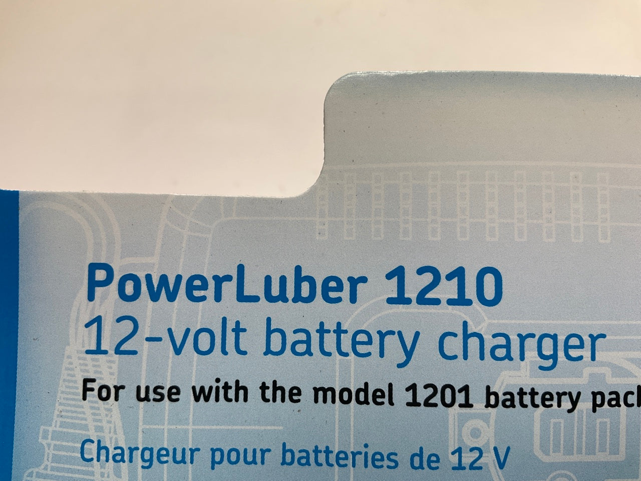 Lincoln 1210 PowerLuber 110V 1-Hour Fast Battery Charger For Battery Pack # 1201