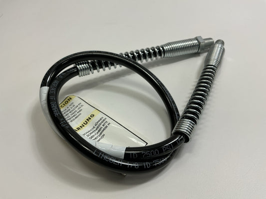 Lincoln 1230 Lubrication 30'' Whip Hose For 12, 18, 20 Volt Cordless Grease Gun