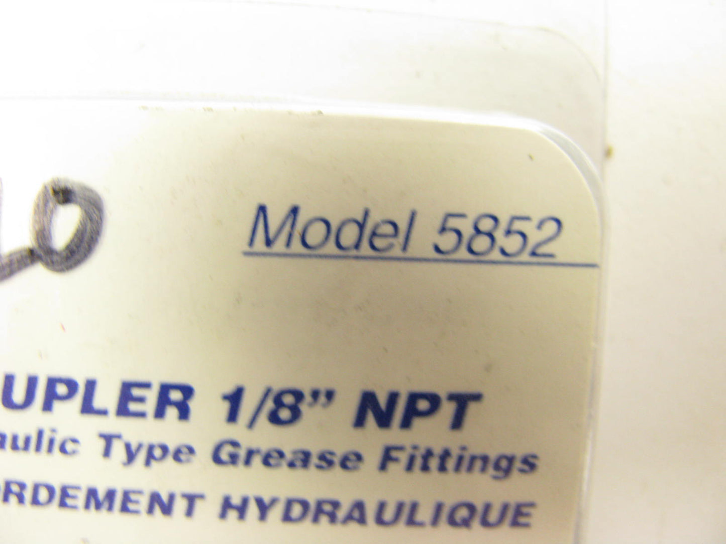 Lincoln 5852 Hydraulic Coupler 1/8'' NPT Grease Fitting For Grease Gun