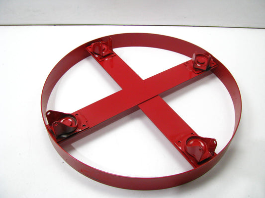 Lincoln 84377 55 Gallon Drum Dolly On Caster Wheels - 400 Lbs Capacity