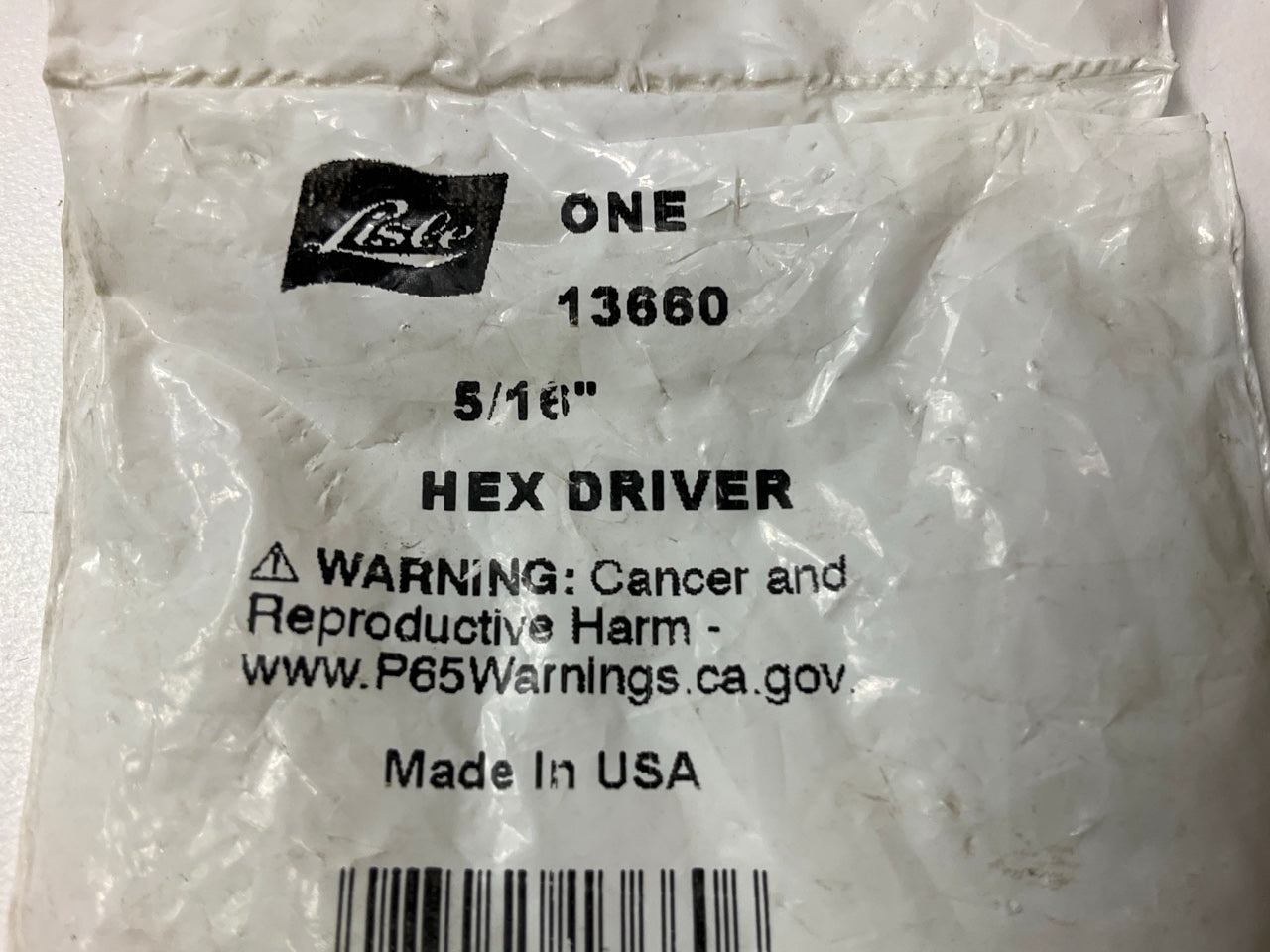 Lisle 13660 - 3/8'' Drive 5/16'' SAE Hex Bit Socket, Made In USA