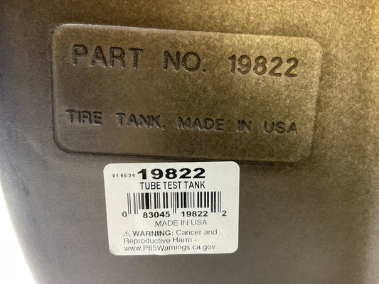 SCUFFED LISLE 19822 Tire Tube Pressure Test Tank Leak Finder Tank 31''x12''x12''