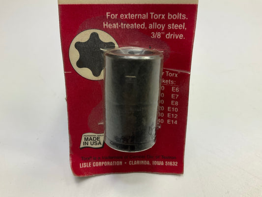 Lisle 26850 External E16 Torx Bit Socket, 3/8'' Drive - MADE IN USA