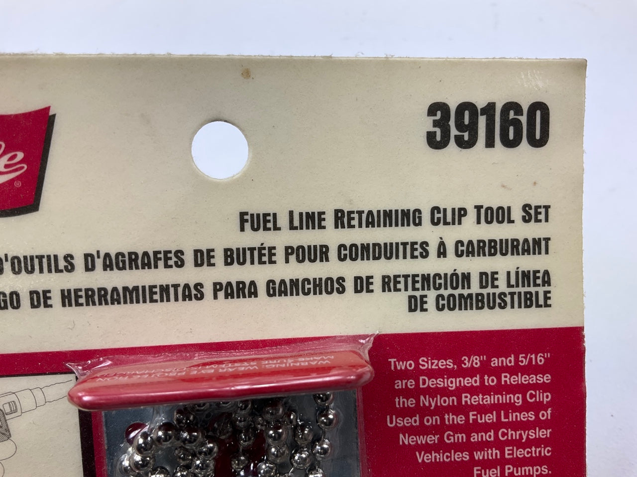 Lisle 39160 Fuel Line Retaining Clip Tool Set