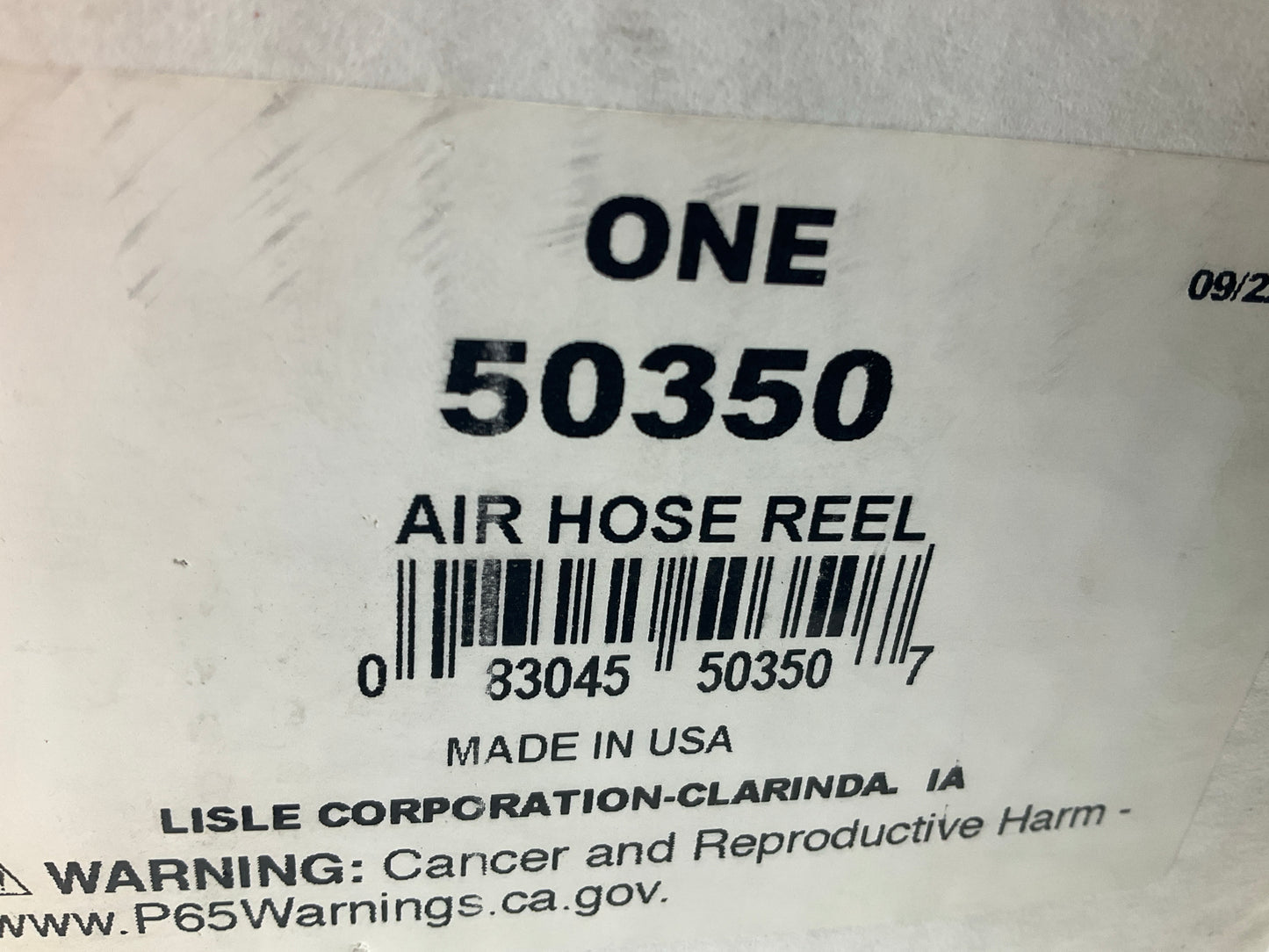 Lisle 50350 Side Winder Air Hose Reel Brand New