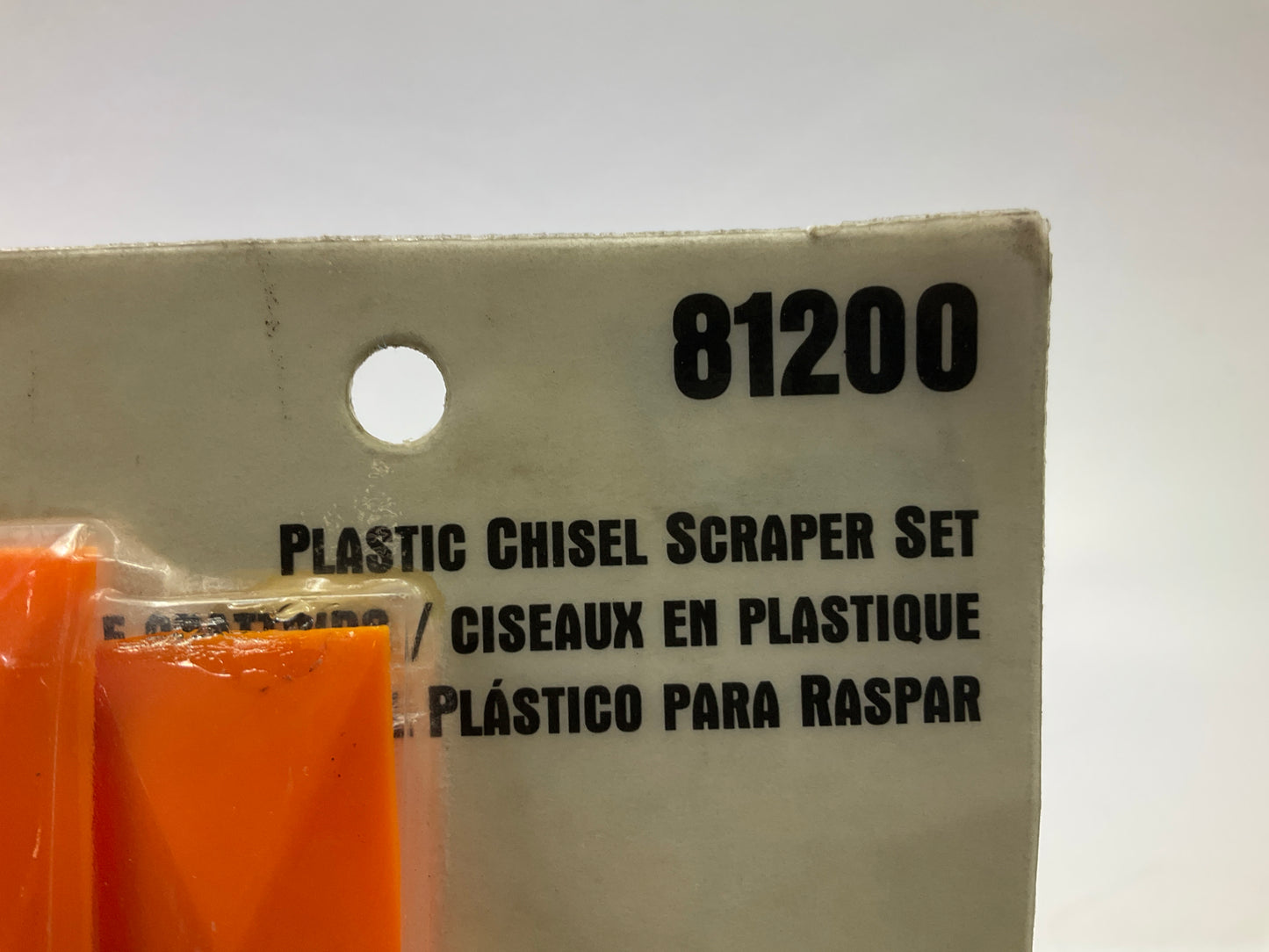 Lisle 81200 Plastic Chisel Scraper Set - Pack Of 3, Remove Gaskets, Wheel Weight