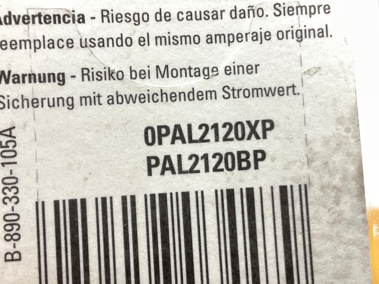 Littelfuse 0PAL2120XP PAL 13/16 Bent 32 Volt 120 Amp Auto Link Fuse