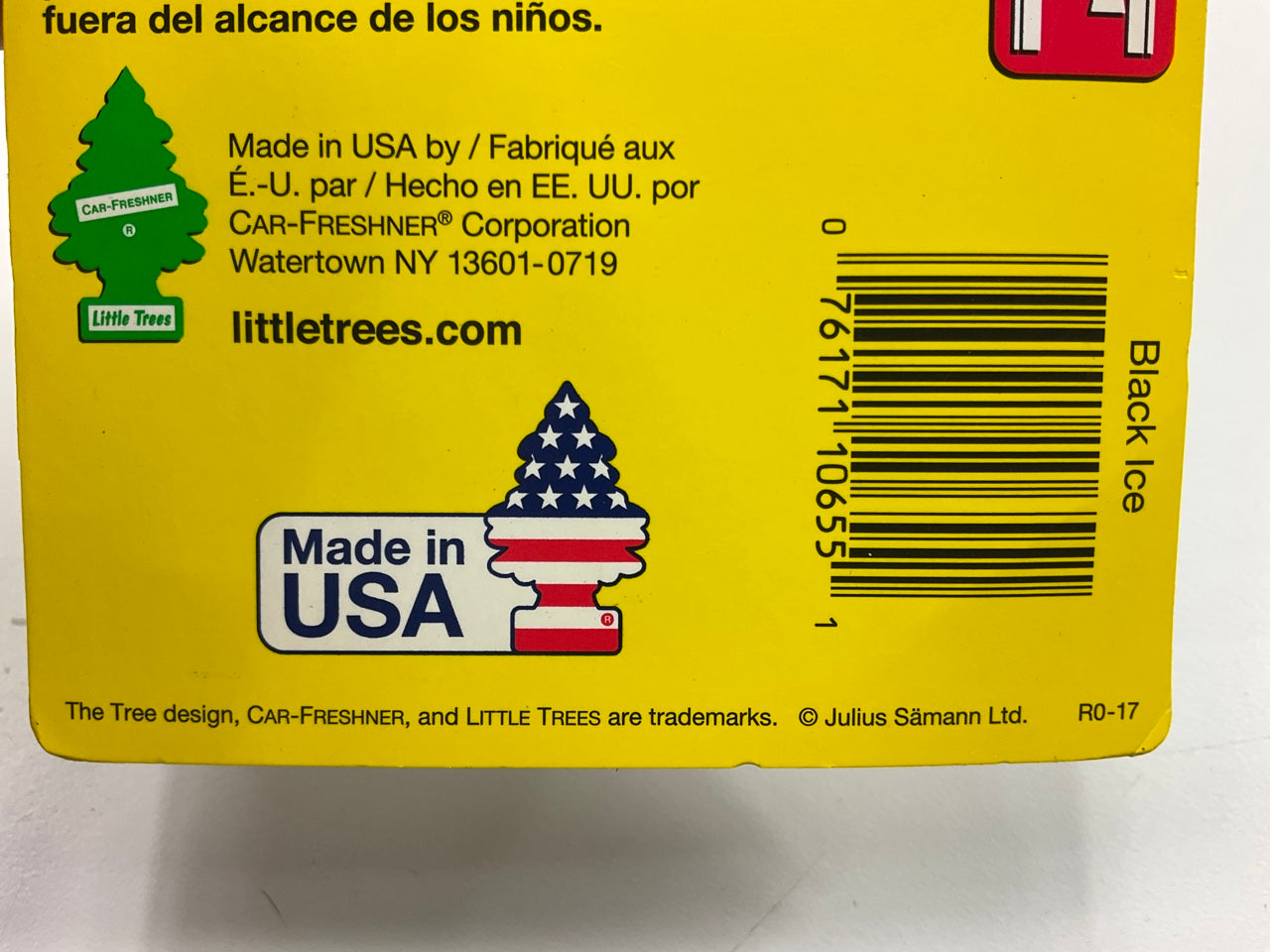 (15) Little Trees Air Fresheners - Black Ice