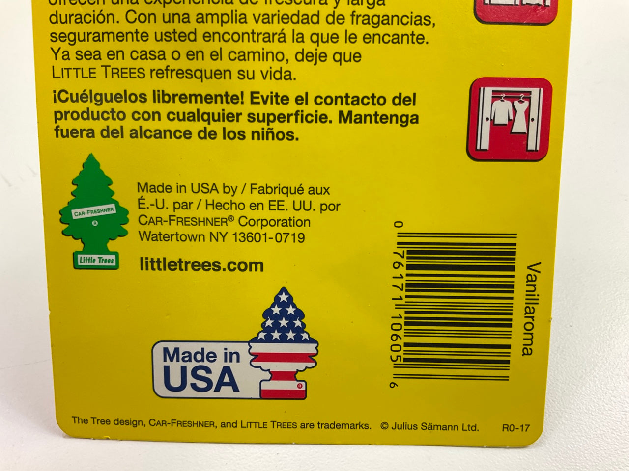 Little Trees Vanillaroma Hanging Car Air Freshener Trees - (20 Pack)