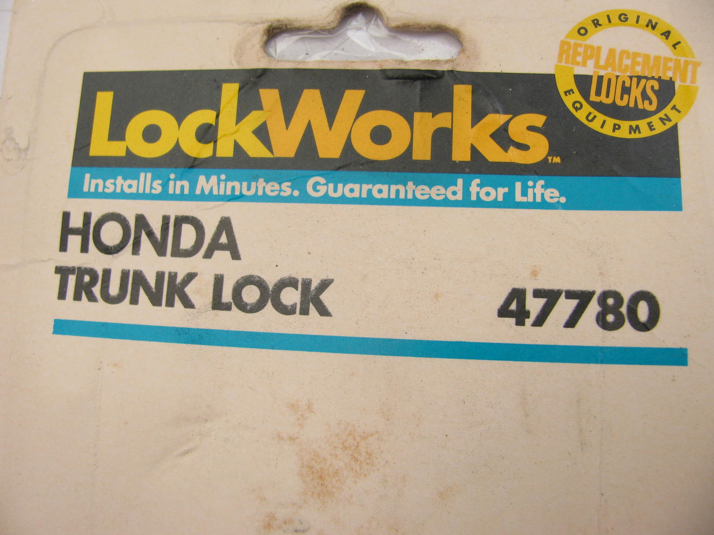 Lockworks 47780 Trunk Lock W/ Keys For 1984-1987 Honda Civic