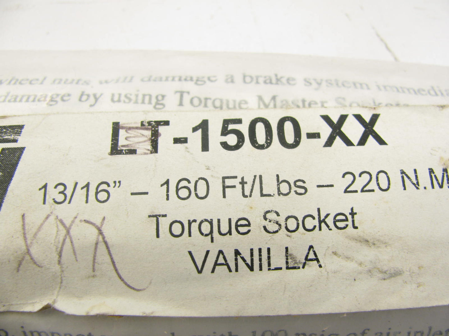 LTI Tools LT-1500-XX 13/16'' 160 FT-LBS Wheel Lug Nut Torque Socket TRUCK / SUV