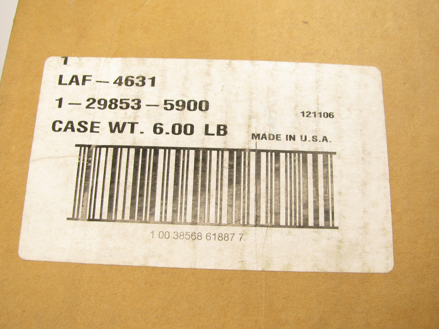 Luberfiner LAF-4631 Air Filter Replaces 46703 6703 A65019 AF25570 P6073 88703