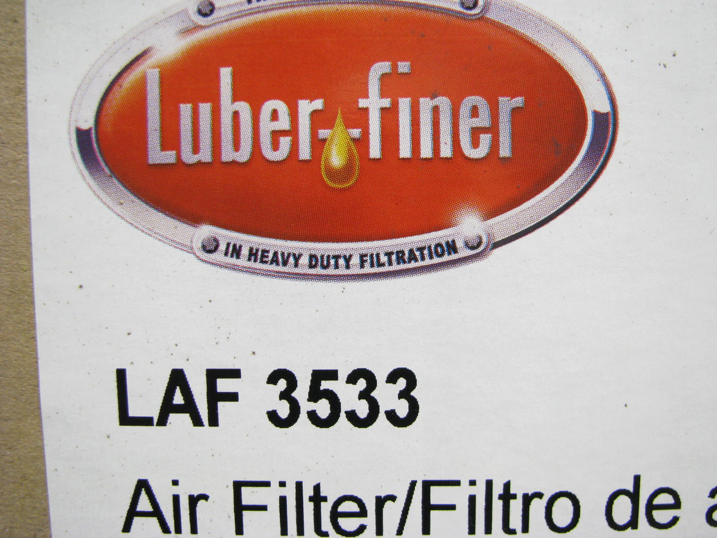 Luberfiner LAF3533 Heavy Duty Inner Engine Air Filter For John Deere 7700 7800