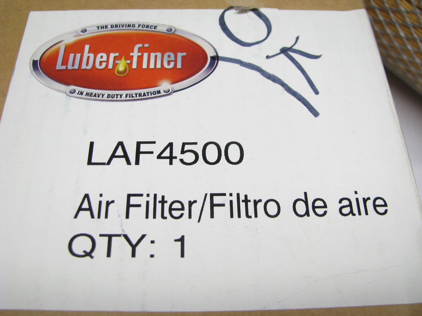 Luberfiner LAF4500 Air Filter Replaces CA7487SY 46475 RS3503 P532500 RS3503