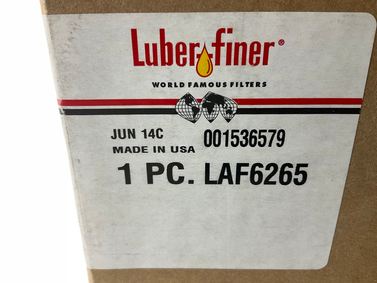 Luberfiner LAF6265 Heavy Duty Air Filter - Replaces WIX 42812, BALDWIN CA5368