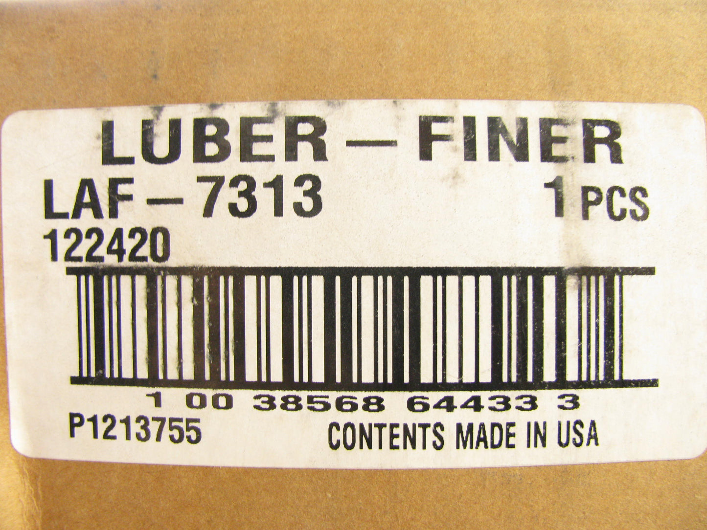 Luberfiner LAF7313 Air Filter Replaces CA2541SY 49125 A74685 AF667 P151912