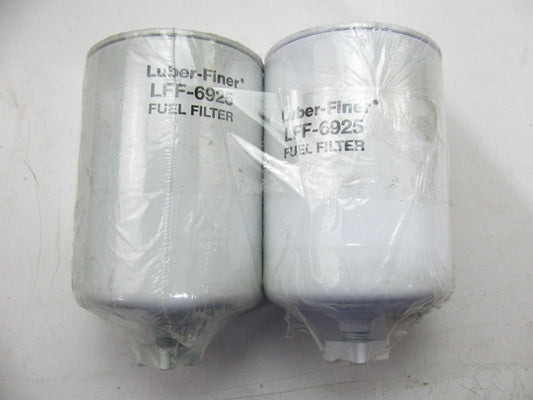 (2) Luberfiner LFF-6925 Diesel Fuel Water Separator Filter Replaces PS11142