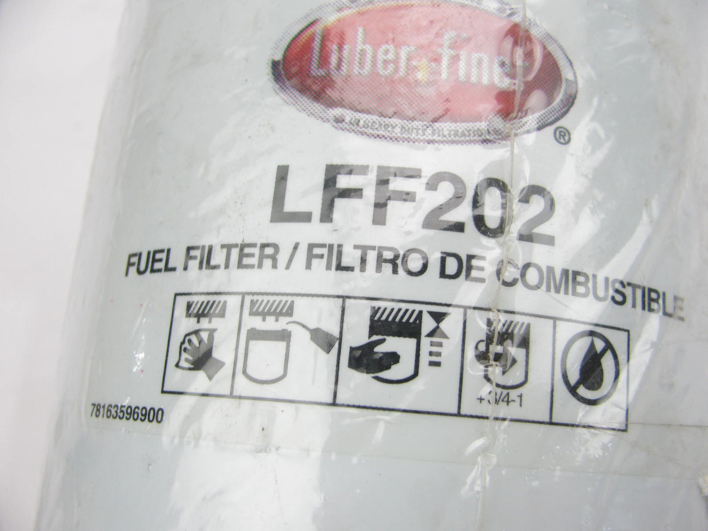 (2) Luberfiner LFF202 Fuel Filter