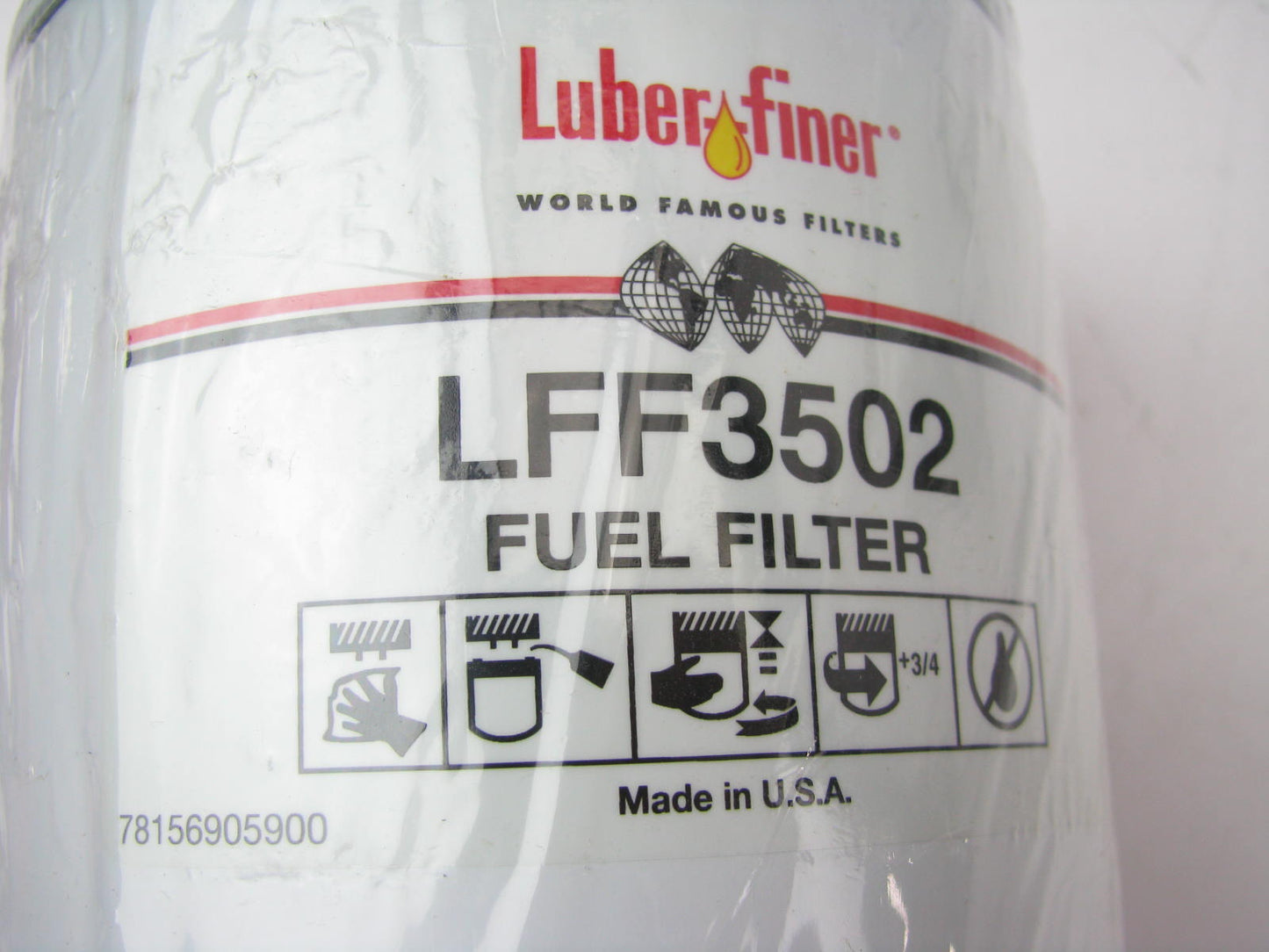 (2) Luberfiner LFF3502 Fuel Filter Replaces P4105 33281 F60023 FF884 FF5094