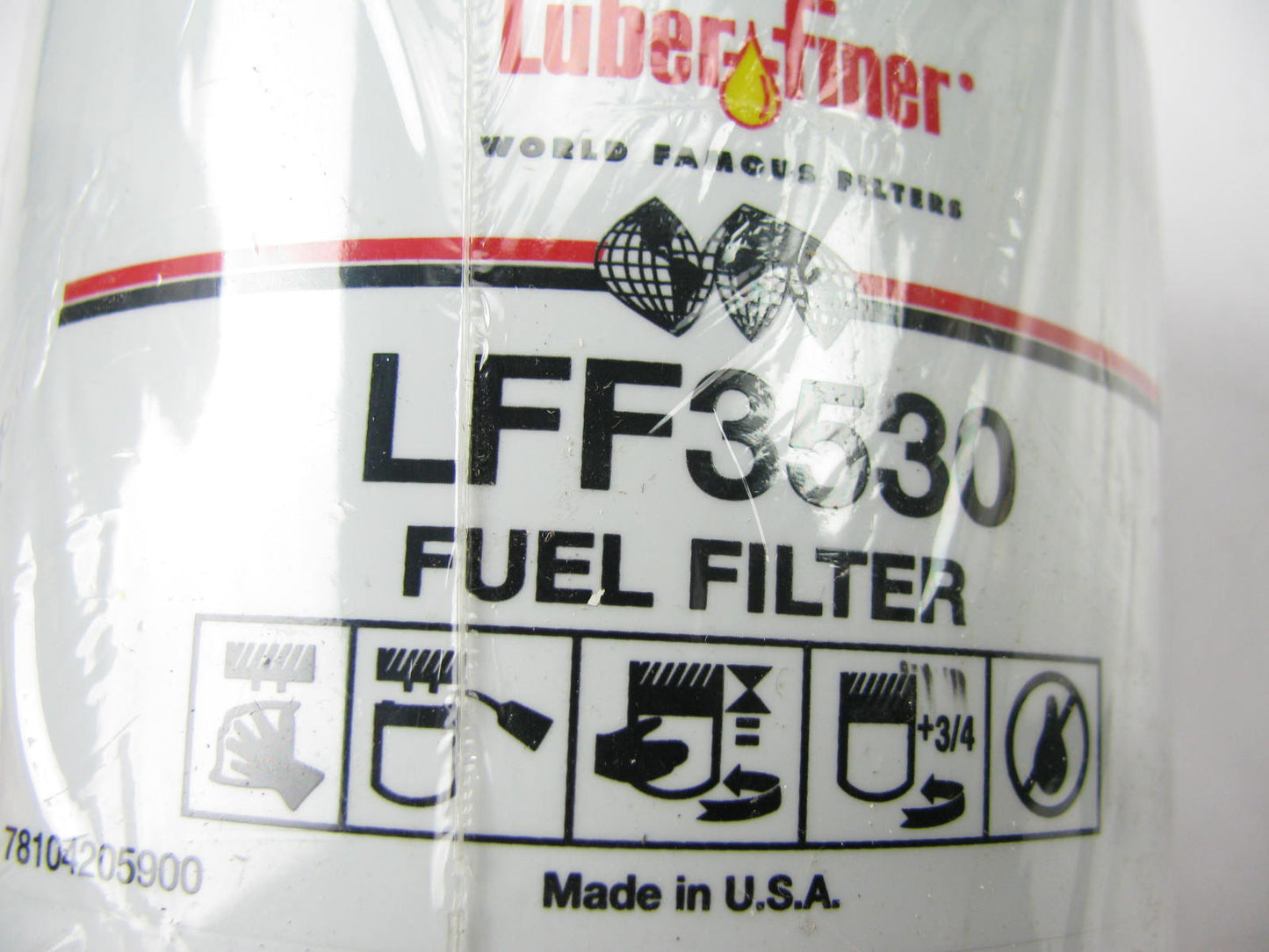 (2) Luberfiner LFF3530 Fuel Filter Replaces 33336 F60046 FF5067 P559275 BF888