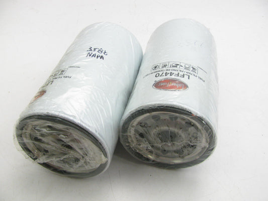 (2) Luberfiner LFF4470 Fuel Filter Replaces P8049 33588 F65296 FF1082 FF5381