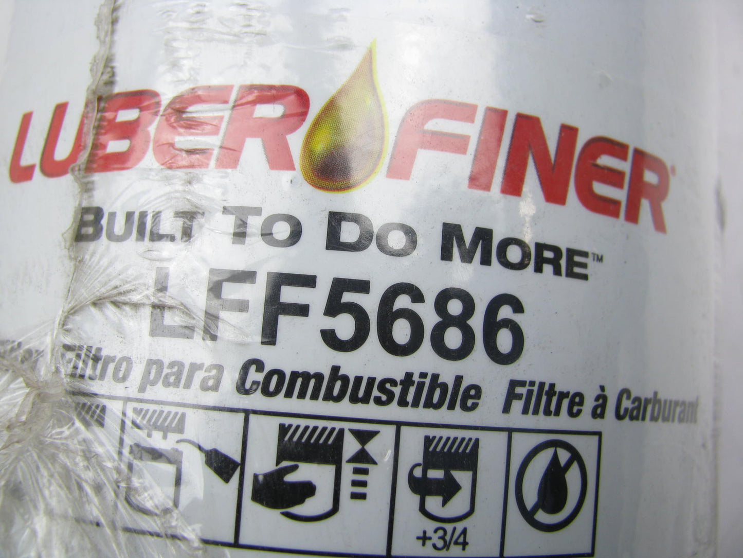 Luberfiner LFF5686 Fuel Filter Replaces P11022 WF10008 FF1201 P555686 BF9860