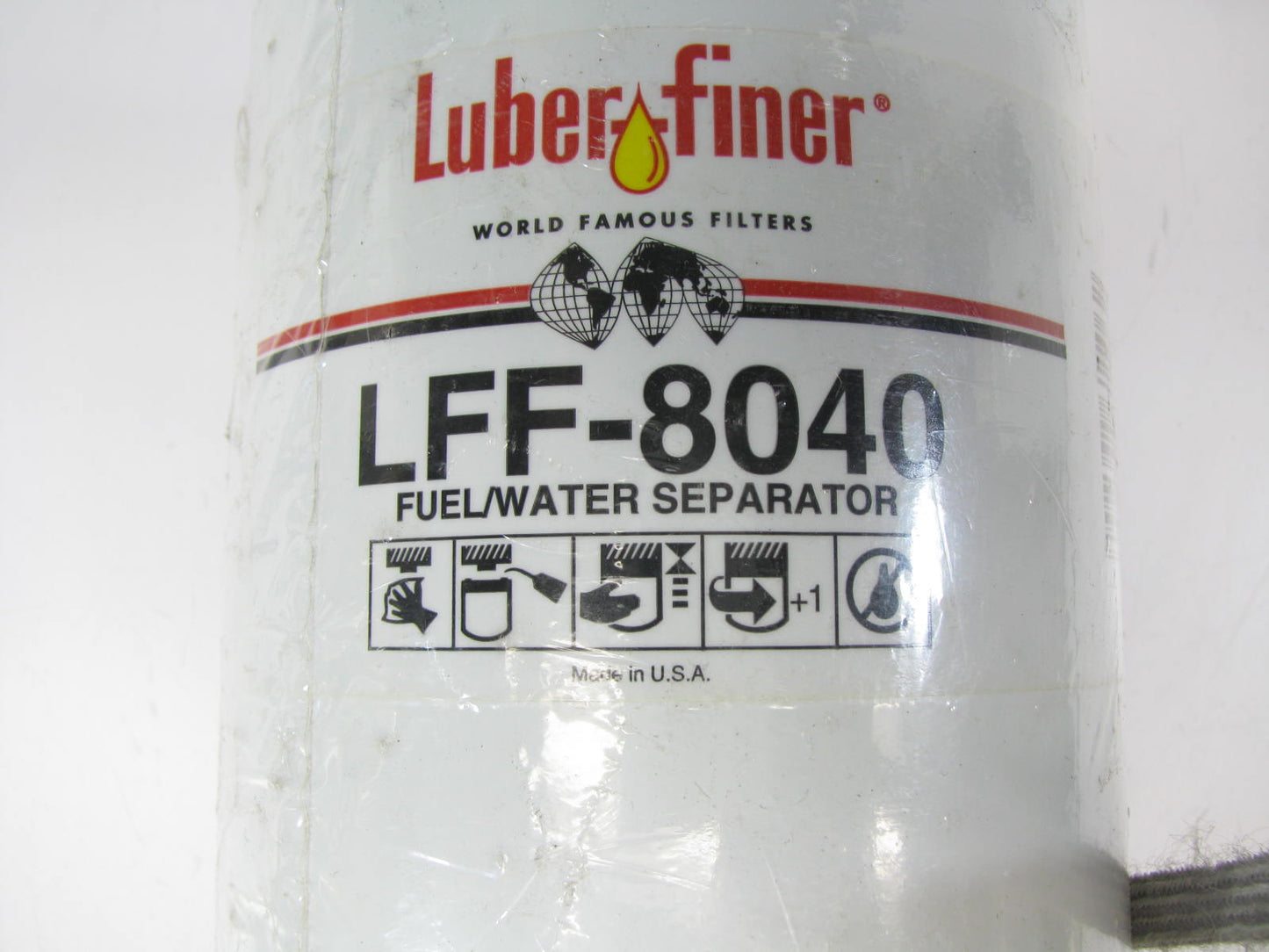 Luberfiner LFF8040 Diesel Fuel Water Separator Filter - WF10050